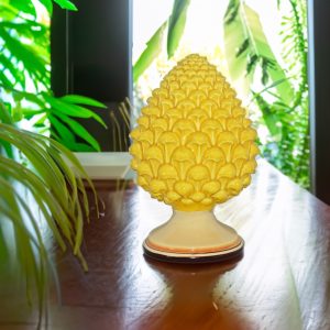 Pigna semilavorata memo h 25 giallo/arancio