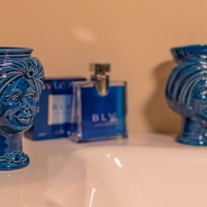 Testa h 16 corona liscia tuareg blu intenso maschio - Bomboniera