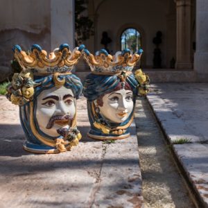 Testa h 40 limoni blu/arancio femmina