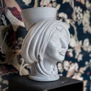 Testa h 30 corona liscia white line s/espressione femmina