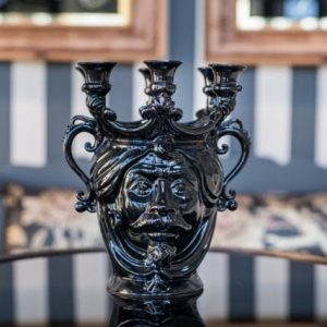 Testa a candeliere h 25 black line maschio