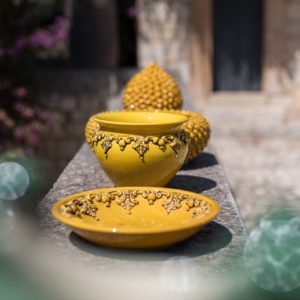 Piatto Ø 30 plastico sofia senape