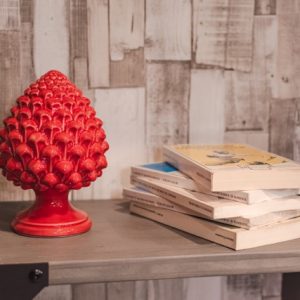 Pigna semilavorata memo h 35 rosso fuoco