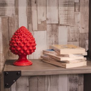 Pigna semilavorata memo h 15 rosso fuoco