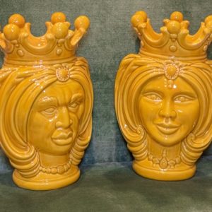 Testa h 25 turbante senape femmina