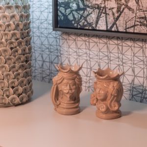 Testa h 15 tortora lucido femmina - Bomboniera