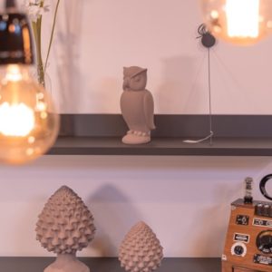 Pigna semilavorata memo h 20 tortora opaco