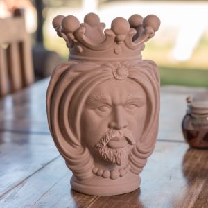 Testa h 25 turbante tortora opaco maschio