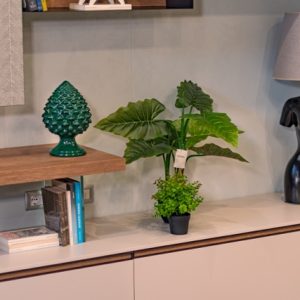 Pigna semilavorata memo h 35 verde antico