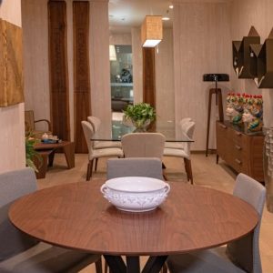 Centrotavola Ø 20 plastico sofia white line