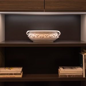 Centrotavola Ø 30 plastico sofia white line