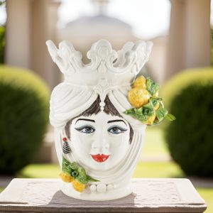 Testa h 40 c/espressione c/labbra white & lemon femmina (CLP500)