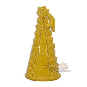 Albero di natale a pigna 2°M h 20 senape