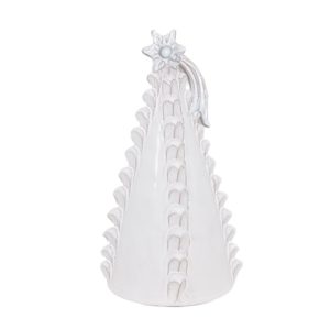 Albero di natale a pigna 1°M h 15 white line