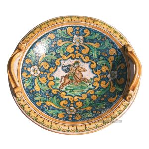 Centrotavola Ø 40 decoro riccioli c/cavaliere