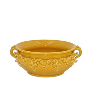 Centrotavola Ø 20 plastico sofia senape