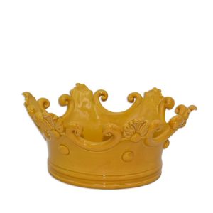 Corona svuota tasche media d. 27 cm senape