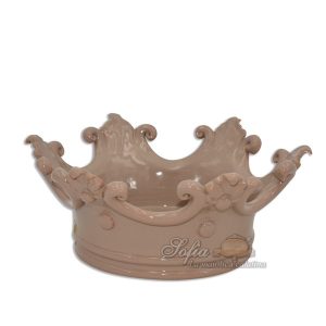 Corona svuota tasche media d. 27 cm tortora lucido