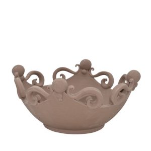 Centrotavola pallina Ø 30 tortora opaco