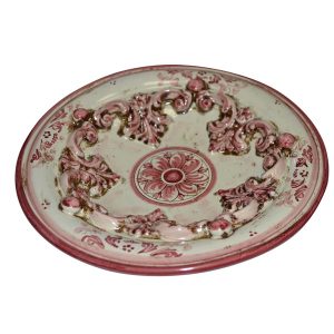 Piatto Ø 40 plastico sofia mono bordeaux