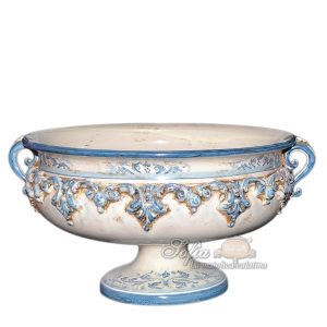 Alzata Ø 40 plastico sofia mono blu