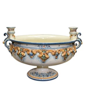 Alzata Ø 30 c/portacanedele plastico sofia tricolore