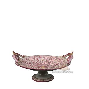 Alzata Ø 20 s. d'arte bordeaux/arancio