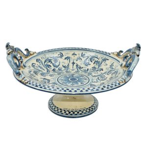 Alzata Ø 40 s. d'arte mono blu