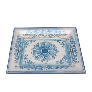 Svuota tasche rettangolare 20x17 s. d'arte mono blu