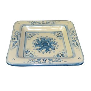 Svuota tasche quadrato s. d'arte mono blu