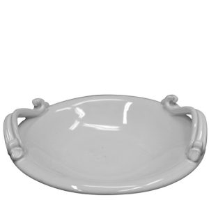 Centrotavola Ø 20 white line - Bomboniera