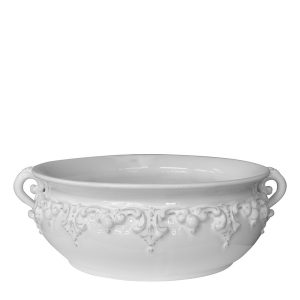 Centrotavola Ø 30 plastico sofia white line