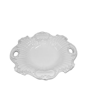 Centrotavola barocco 1° M 29x26 white line