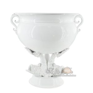 Confettiera piede marino 32x33 white line