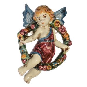 Angelo 4 stagioni primavera 13x16 blu/bordeaux - Bomboniera