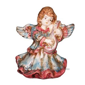 Angelo appoggio 10x10 blu/bordeaux - Bomboniera