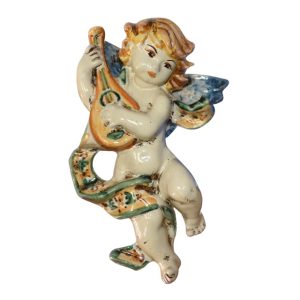 Angelo musico h 20 verde/arancio mandolino