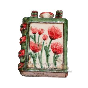 Libro mini scaldamano 7x10 decoro pavoni - Bomboniera