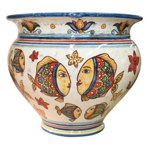 Cachepot Ø 40 decoro pesci