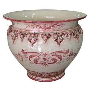 Cachepot Ø 30 plastico sofia mono bordeaux