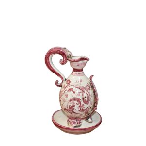 Portacandela 1° M 8x10 s. d'arte mono bordeaux - Bomboniera