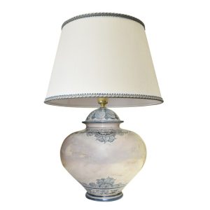 Lume palla h 25 masha s. d'arte mono blu (h52 c/paralume Ø35)