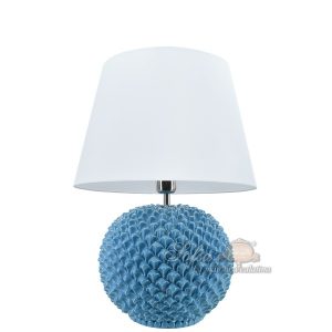 Lume palla a pigna h 20 turchese (h43 c/paralume Ø35)