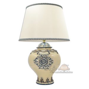 Lume palla senza manici h 35 plastico sofia mono blu (h65 c/paralume Ø45)