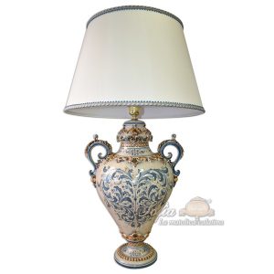 Lume maxi h 50 senza rosone plastico sofia tricolore (h83 c/paralume Ø50)