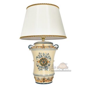 Lume albarello h 35 plastico sofia tricolore (h63 c/paralume Ø40)