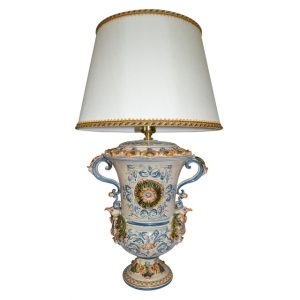 Lume aquila h 35 plastico sofia tricolore (h63 c/paralume Ø40)