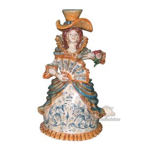 Lumiera mignon femmina h 23 blu/arancio