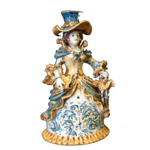 Lumiera mignon femmina h 23 blu/arancio