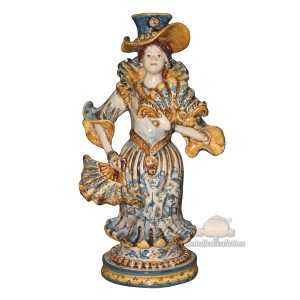 Lumiera piccola femmina h 31 blu/arancio